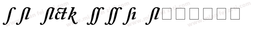 Caslon Black SSi Bold字体转换